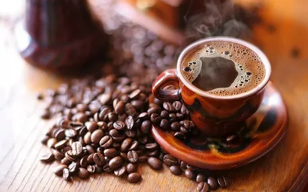 Крепкий отвар кофе сорта Arabica